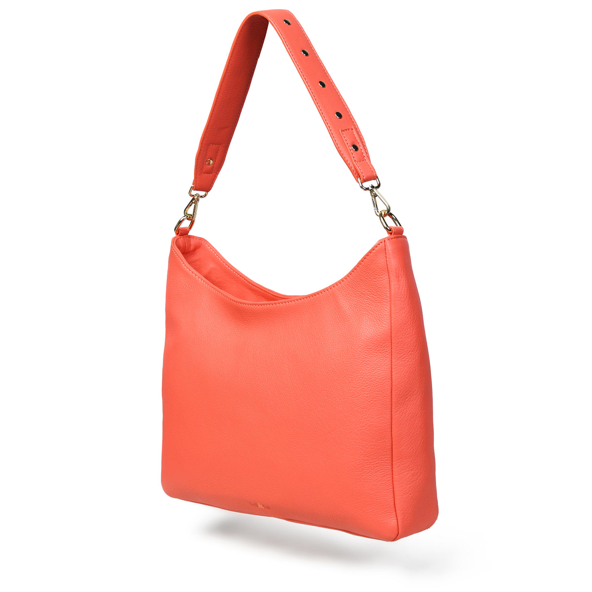 ASAM Hobo Crossbody Bag in Coral Leather – Bell & Fox