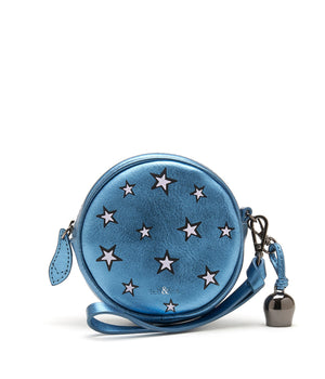 
                  
                    Load image into Gallery viewer, MIMI Mini Wristlet Clutch - Nightshade Star Print
                  
                