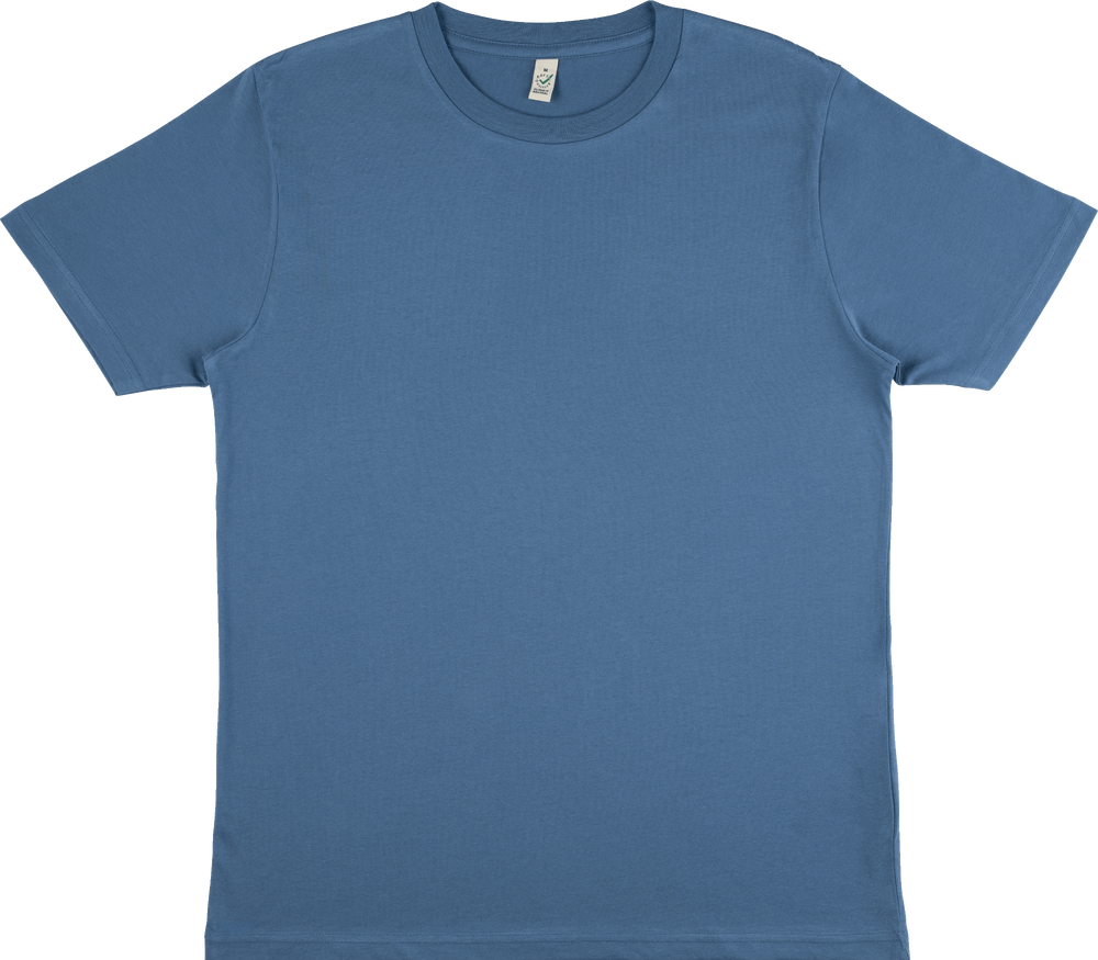 Organic Cotton Unisex T-Shirt - Faded Denim