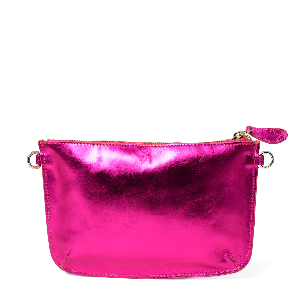 Pink metallic purse hotsell