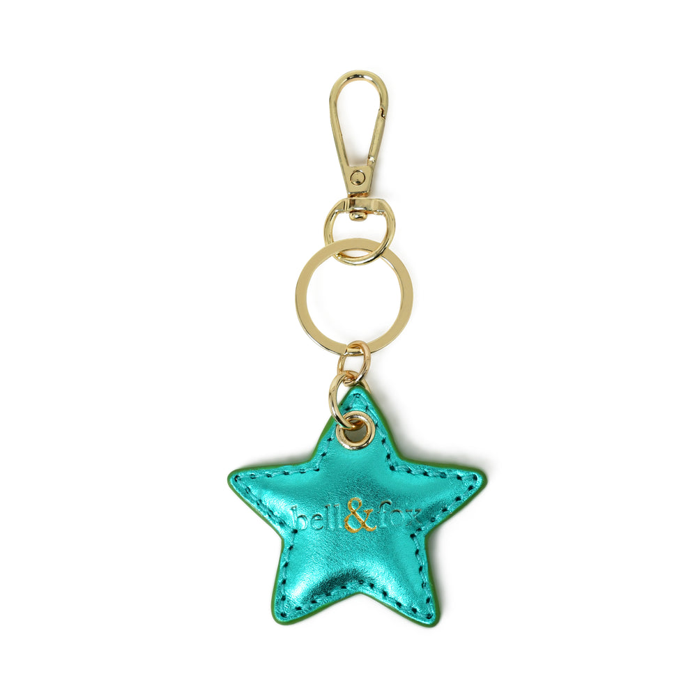 STELLA Star Keyring - Emerald Metallic