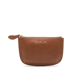 
                  
                    Load image into Gallery viewer, tan leather mini pouch purse with stud detailing
                  
                
