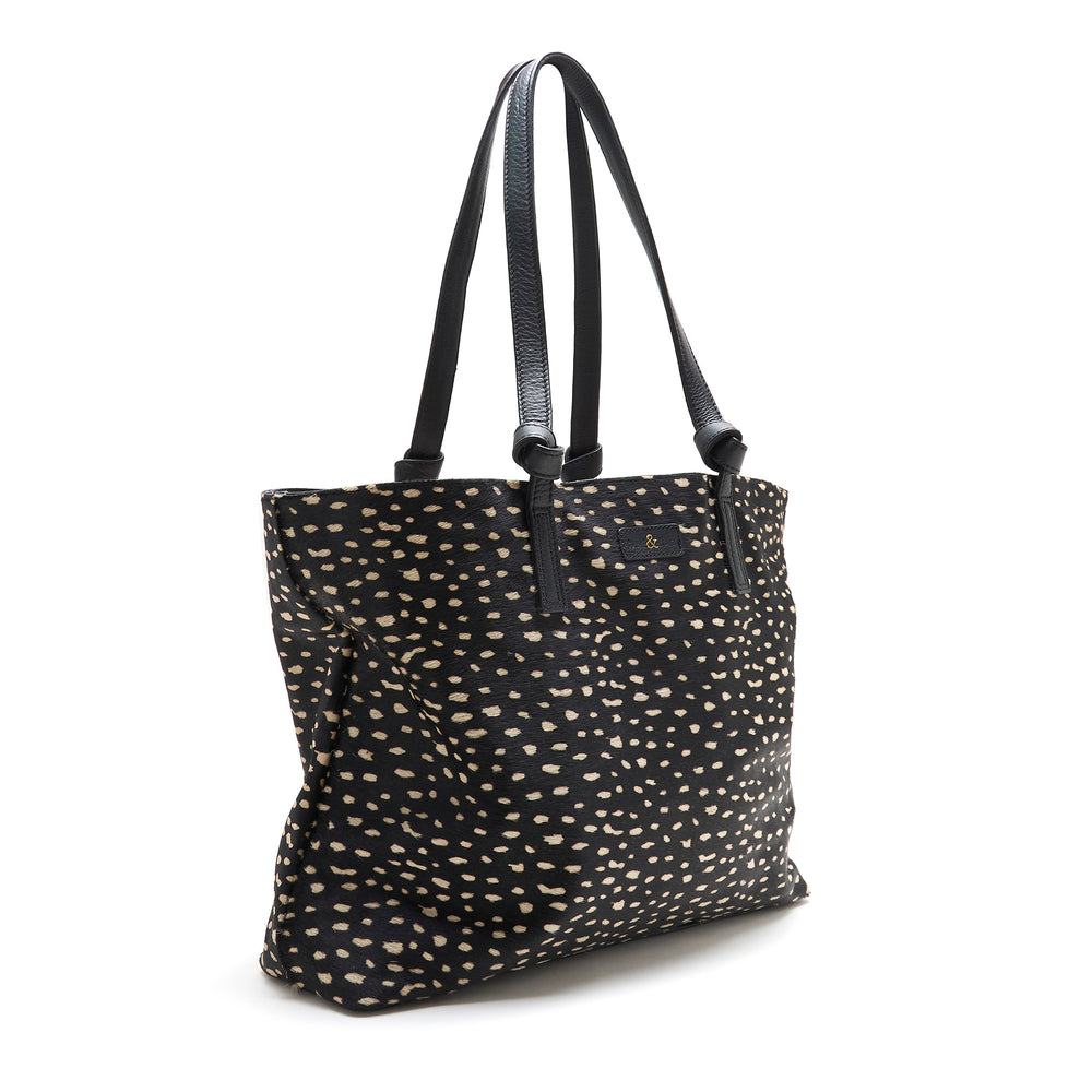 
                  
                    Load image into Gallery viewer, ELLA Tote - Black &amp;amp; White
                  
                