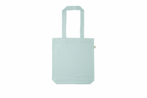 
                  
                    Load image into Gallery viewer, green 100% organic cotton tote shopper bag
                  
                