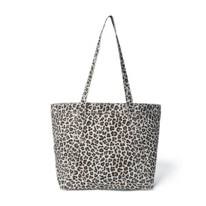 
                  
                    Load image into Gallery viewer, LEX Tote in Leopard Print Canvas
                  
                