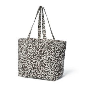 
                  
                    Load image into Gallery viewer, LEX Tote in Leopard Print Canvas
                  
                