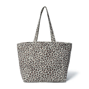 
                  
                    Load image into Gallery viewer, LEX Tote in Leopard Print Canvas
                  
                