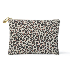 
                  
                    Load image into Gallery viewer, LILY Pouch in Leopard Print Canvas
                  
                