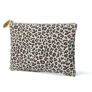 
                  
                    Load image into Gallery viewer, LILY Pouch in Leopard Print Canvas
                  
                