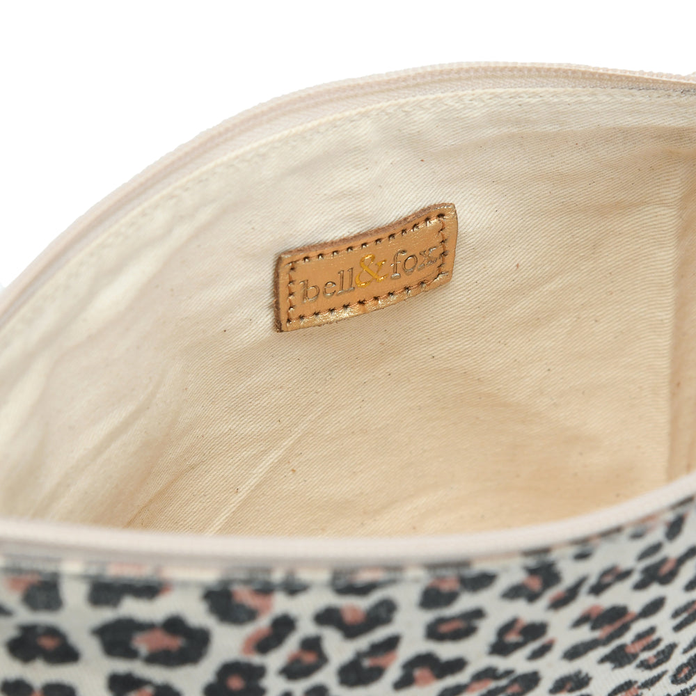 
                  
                    Load image into Gallery viewer, LILY Pouch in Leopard Print Canvas
                  
                