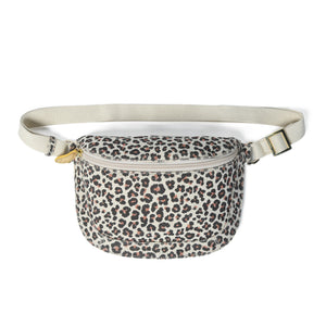 
                  
                    Load image into Gallery viewer, LAINE Crossbody Bag in Leopard Print Canvas
                  
                