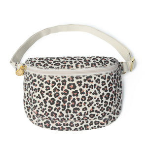 
                  
                    Load image into Gallery viewer, LAINE Crossbody Bag in Leopard Print Canvas
                  
                