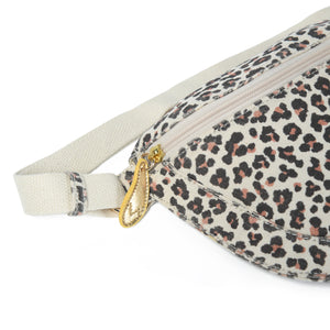 
                  
                    Load image into Gallery viewer, LAINE Crossbody Bag in Leopard Print Canvas
                  
                