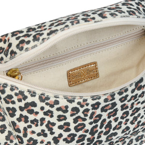 
                  
                    Load image into Gallery viewer, LAINE Crossbody Bag in Leopard Print Canvas
                  
                