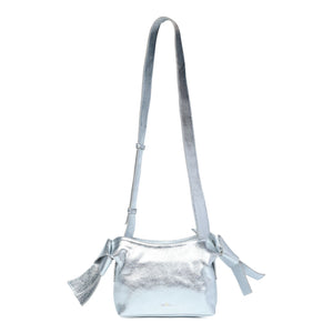 
                  
                    Load image into Gallery viewer, ANISHA Bow Detail Crossbody in Silver
                  
                