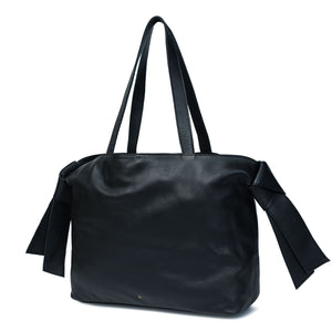 
                  
                    Load image into Gallery viewer, ANIKA Bow Detail Tote in Black
                  
                