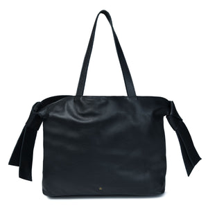 
                  
                    Load image into Gallery viewer, ANIKA Bow Detail Tote in Black
                  
                