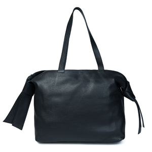 
                  
                    Load image into Gallery viewer, ANIKA Bow Detail Tote in Black
                  
                