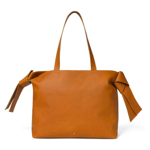 
                  
                    Load image into Gallery viewer, ANIKA Bow Detail Tote in Caramel
                  
                