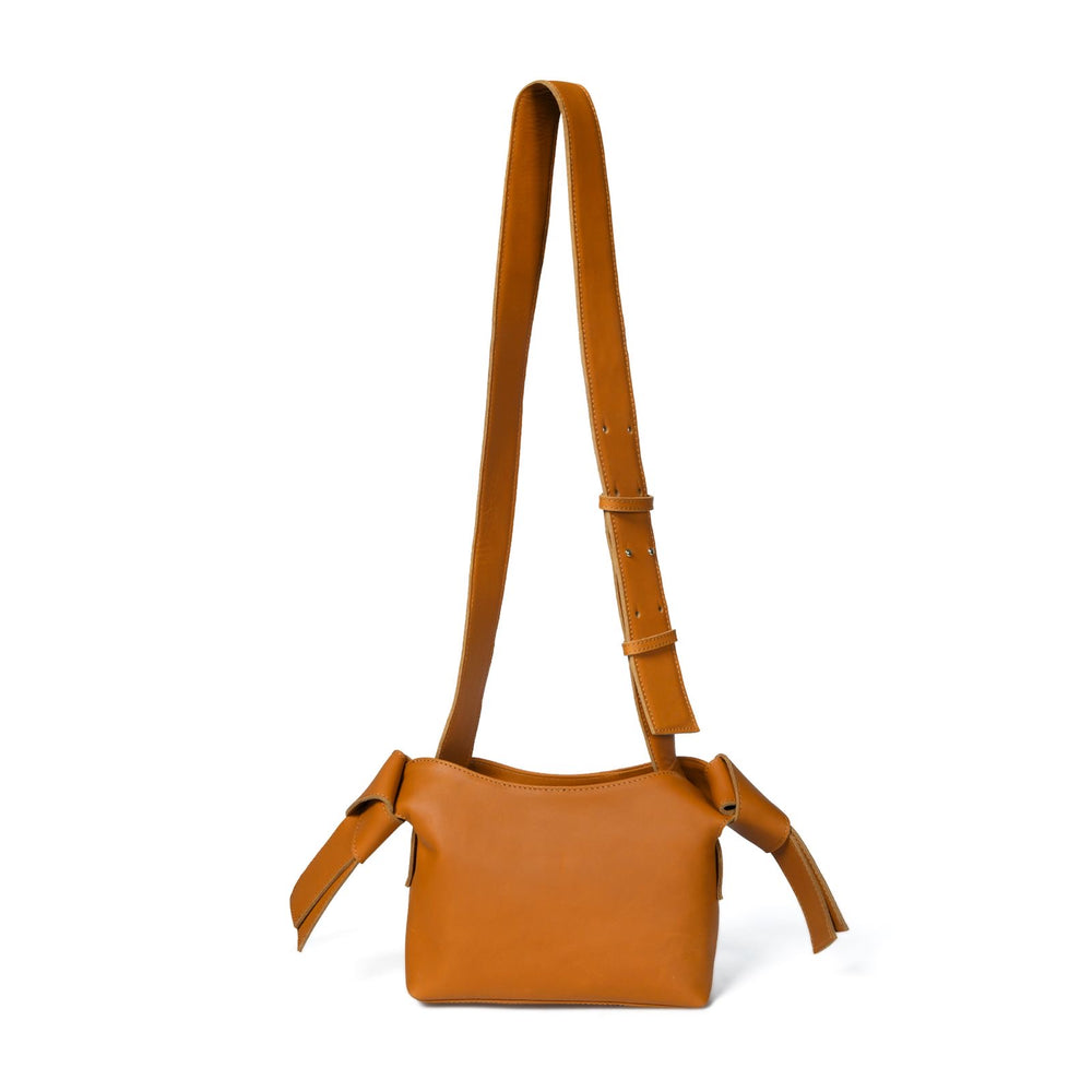 
                  
                    Load image into Gallery viewer, ANISHA Bow Detail Crossbody in Caramel
                  
                