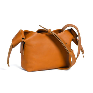 
                  
                    Load image into Gallery viewer, ANISHA Bow Detail Crossbody in Caramel
                  
                