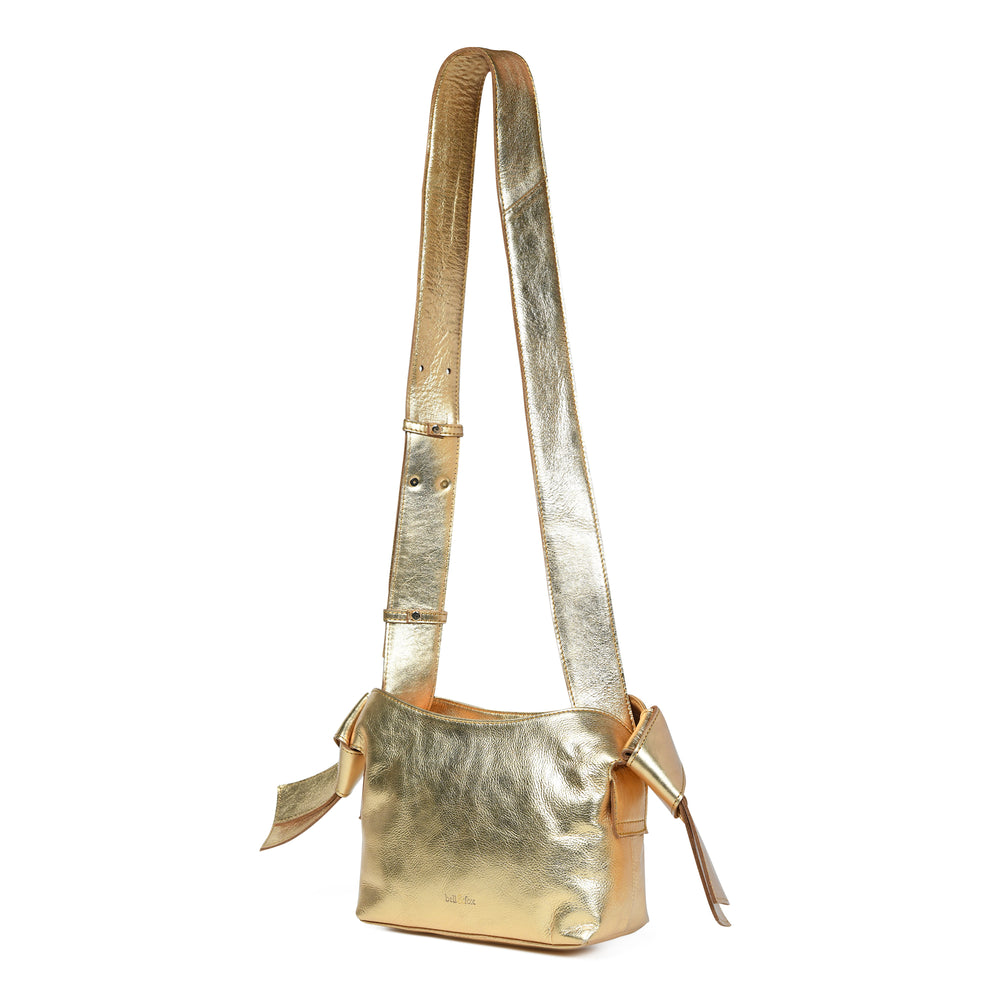 
                  
                    Load image into Gallery viewer, ANISHA Bow Detail Crossbody in Dark Gold
                  
                