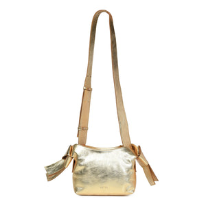 
                  
                    Load image into Gallery viewer, ANISHA Bow Detail Crossbody in Dark Gold
                  
                