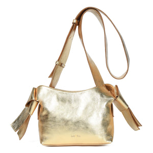 
                  
                    Load image into Gallery viewer, ANISHA Bow Detail Crossbody in Dark Gold
                  
                