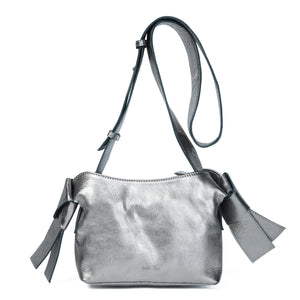 
                  
                    Load image into Gallery viewer, ANISHA Bow Detail Crossbody in Gunmetal
                  
                