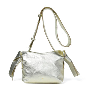 
                  
                    Load image into Gallery viewer, ANISHA Bow Detail Crossbody in Pale Gold
                  
                