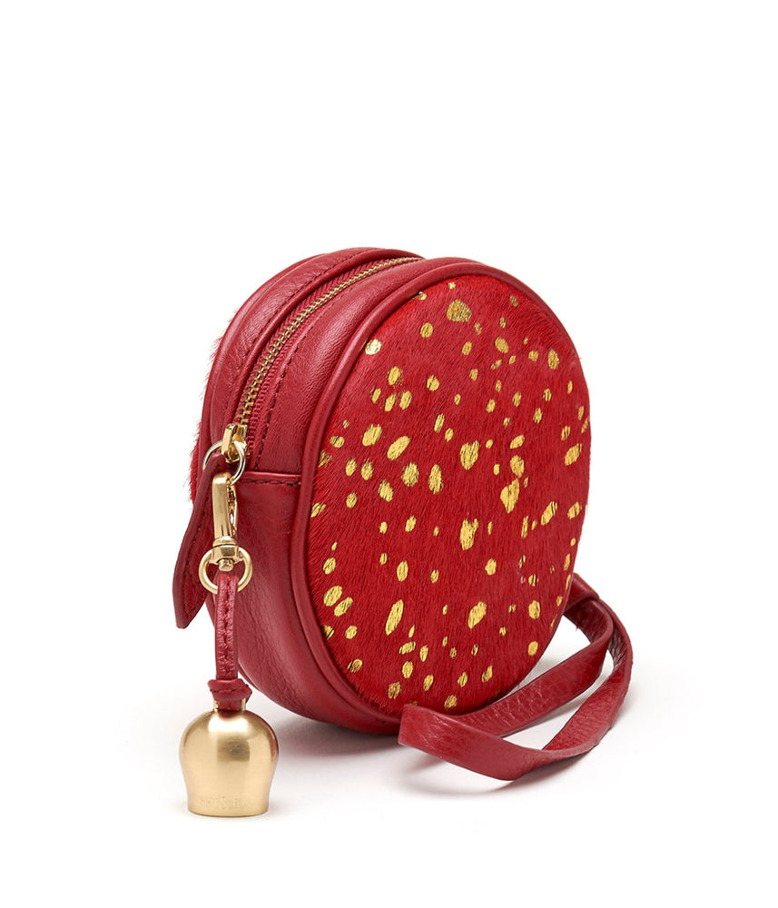 
                  
                    Load image into Gallery viewer, MIMI Mini Wristlet Clutch - Cherry &amp;#39;Pony&amp;#39;
                  
                