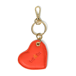 
                  
                    Load image into Gallery viewer, CUPID Heart Keyring - Coral Leather
                  
                