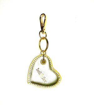 
                  
                    Load image into Gallery viewer, CUPID Heart Keyring - Gold Metallic
                  
                