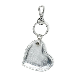 
                  
                    Load image into Gallery viewer, CUPID Heart Keyring - Silver Metallic
                  
                