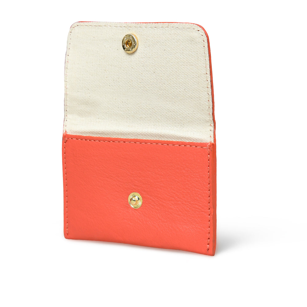 
                  
                    Load image into Gallery viewer, ELLIE  Popper Card Holder Purse - Coral
                  
                