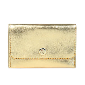 
                  
                    Load image into Gallery viewer, ELLIE  Popper Card Holder Purse - Dark Gold
                  
                