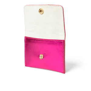 
                  
                    Load image into Gallery viewer, ELLIE  Popper Card Holder Purse - Fuchsia
                  
                