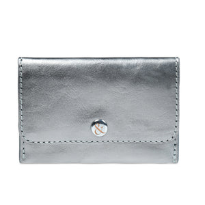 
                  
                    Load image into Gallery viewer, ELLIE  Popper Card Holder Purse - Gunmetal
                  
                