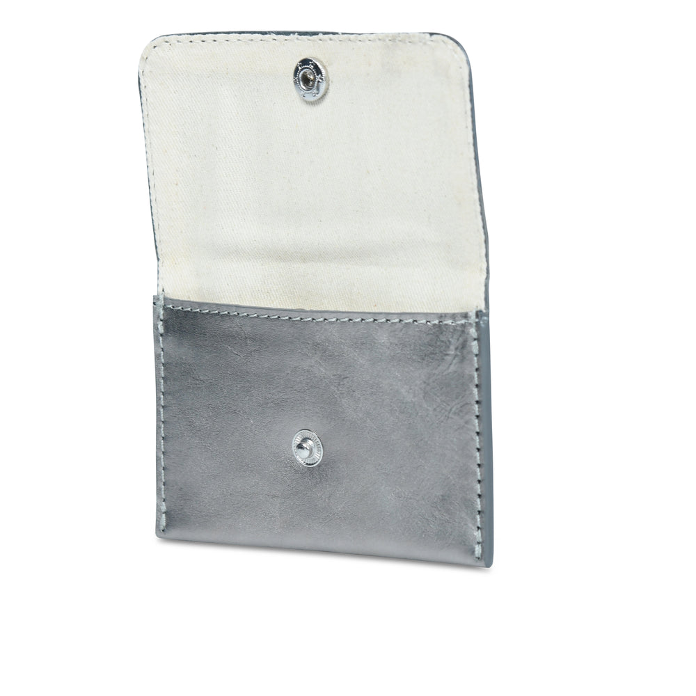 
                  
                    Load image into Gallery viewer, ELLIE  Popper Card Holder Purse - Gunmetal
                  
                