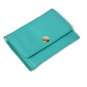 
                  
                    Load image into Gallery viewer, ELLIE  Popper Card Holder Purse - Teal
                  
                