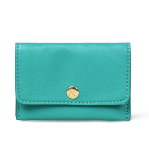
                  
                    Load image into Gallery viewer, ELLIE  Popper Card Holder Purse - Teal
                  
                