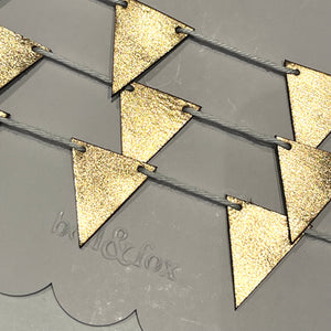 
                  
                    Load image into Gallery viewer, Leather Bunting - Tinsel
                  
                