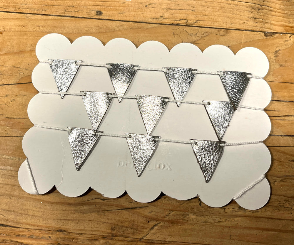 
                  
                    Load image into Gallery viewer, Leather Bunting - Triangle
                  
                