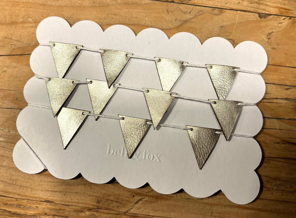 
                  
                    Load image into Gallery viewer, Leather Bunting - Triangle
                  
                