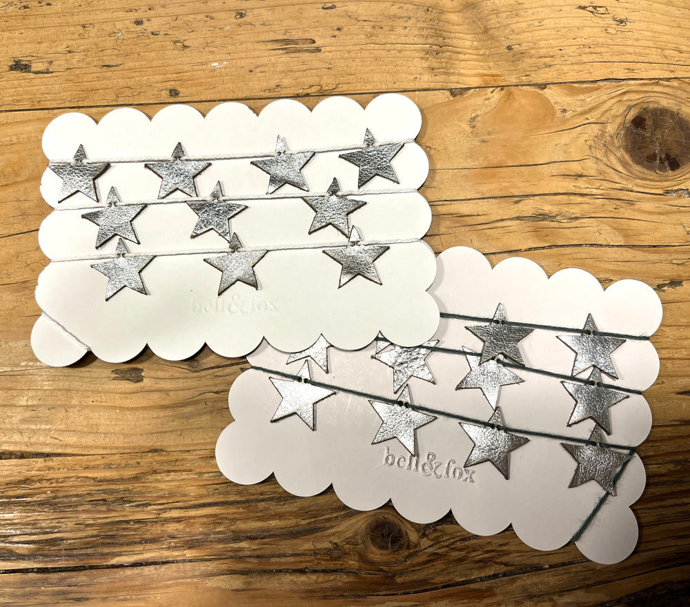 
                  
                    Load image into Gallery viewer, Leather Bunting - Small Star
                  
                