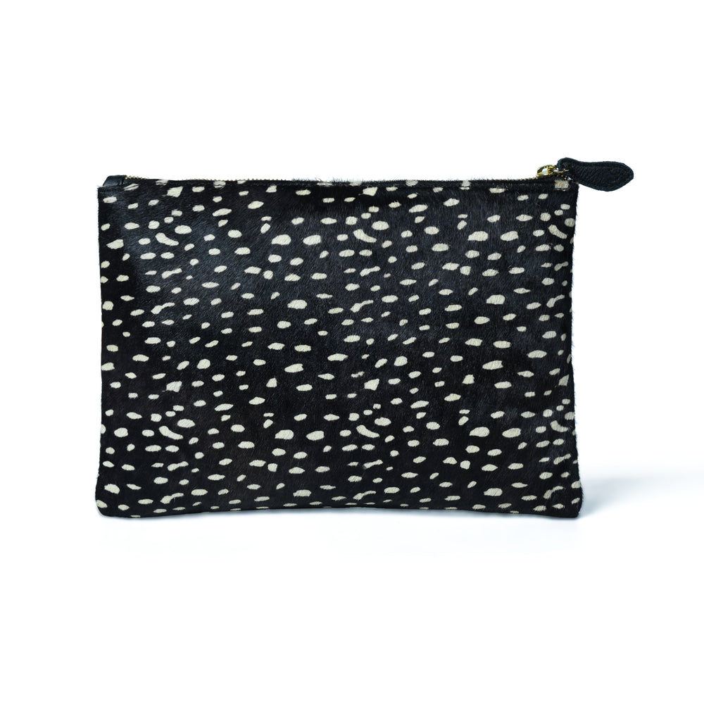
                  
                    Load image into Gallery viewer, LARA Pouch / Clutch in Black &amp;amp; White
                  
                