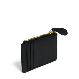 
                  
                    Load image into Gallery viewer, LIA Leather Card Holder -  Black Waxy
                  
                