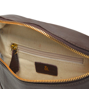 
                  
                    Load image into Gallery viewer, LIBERTY Crossbody Bag in Chocolate Brown Leather
                  
                