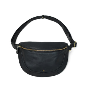 
                  
                    Load image into Gallery viewer, LIBERTY Crossbody Bag in Black Leather
                  
                