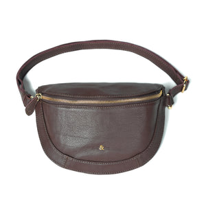 
                  
                    Load image into Gallery viewer, LIBERTY Crossbody Bag in Chocolate Brown Leather
                  
                